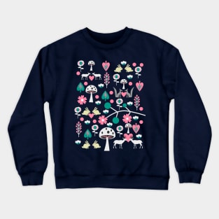 Romantic little animals Crewneck Sweatshirt